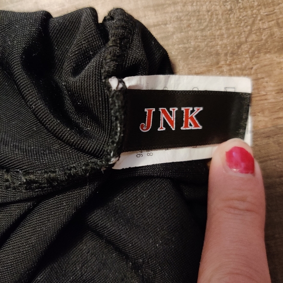 Black Velvet Skinny Pants Leggings - Picture 4 of 5